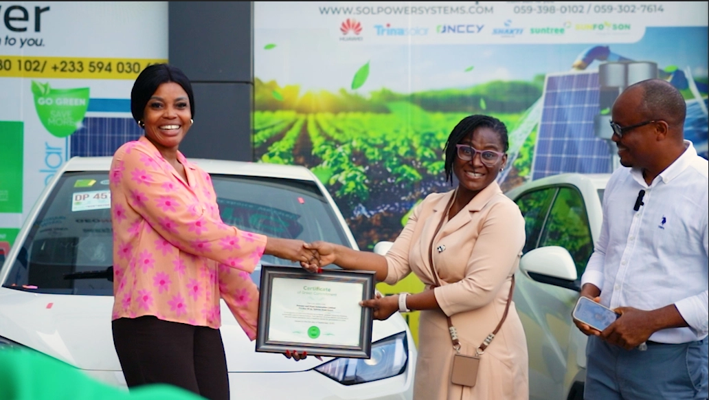 AAANew EV Hands Over EVs to Automation Ghana Group